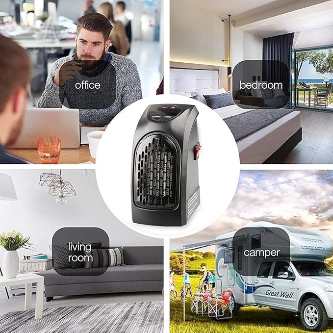 Compact Electric Room Heater for Home and Office