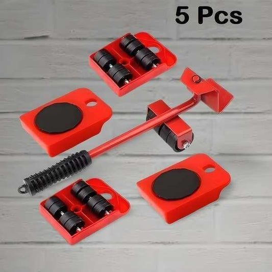 Furniture Lifter & Mover Tool Set with Wheel Pads - Heavy Duty Moving Kit